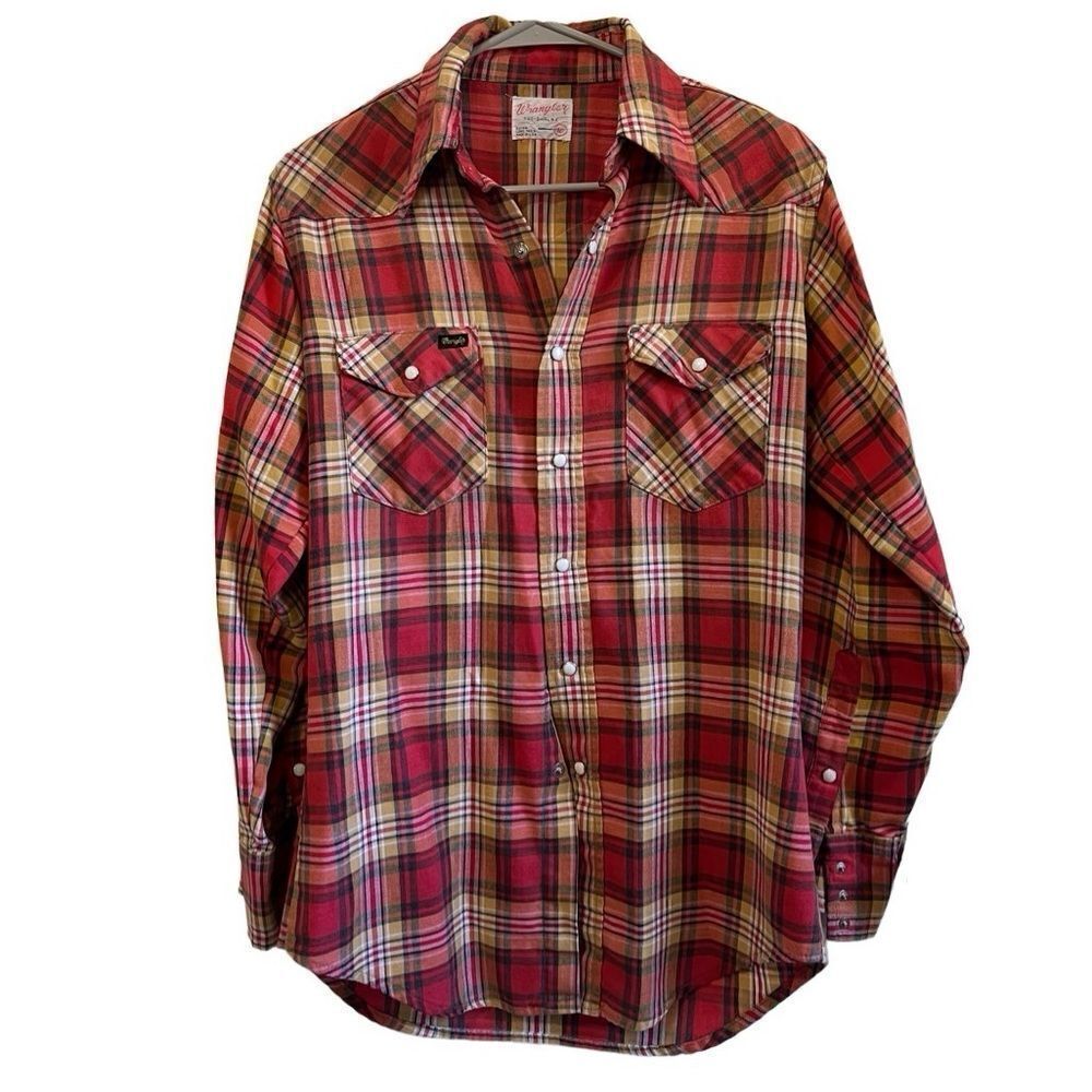 Vintage Wrangler Plaid Shirt